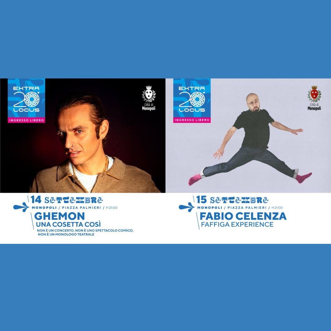 Ghemon e Fabio Celenza: il Locus Festival in piazza Palmieri