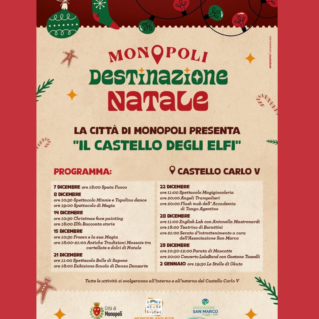 Monopoli Destinazione Natale – "Il Castello degli Elfi"