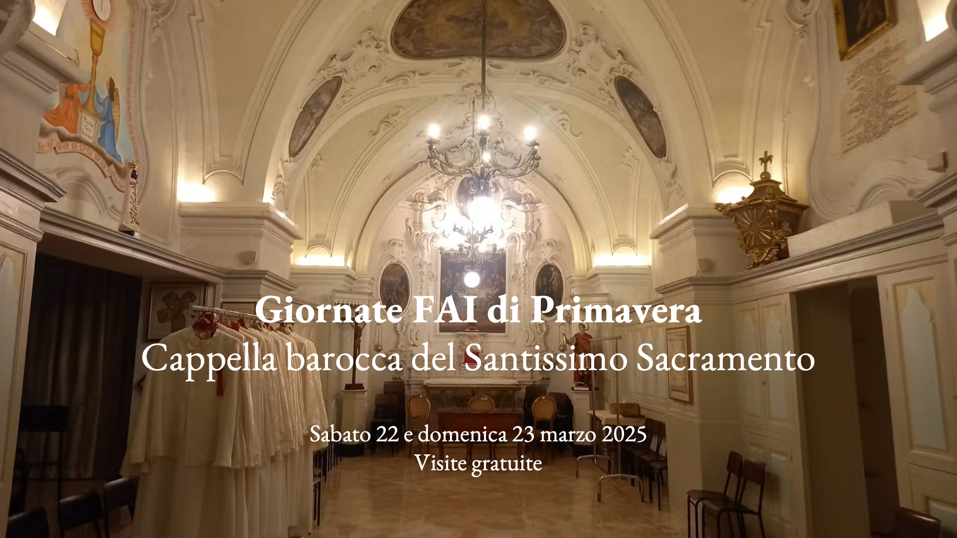 Giornate FAI MONOPOLI PUGLIA - Cappella barocca Santissimo Sacramento
